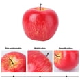 thumbnail image 4 of Fake Fruit Photo Props Manzanas artificiales Display Prop Home Wedding Showcase Decorations (Rojo), 4 of 5