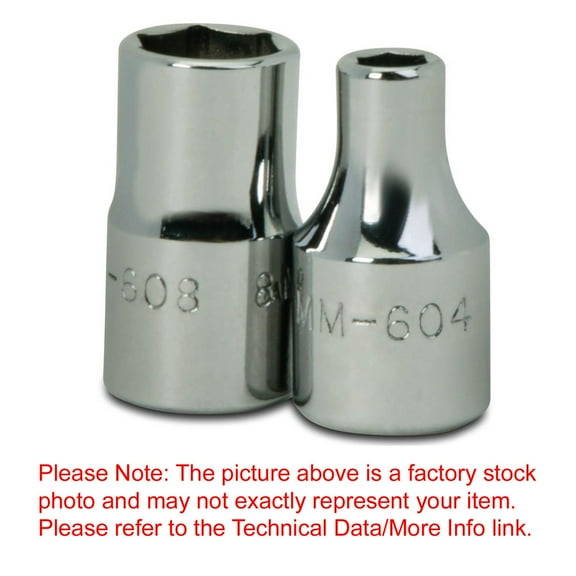9/16" x 1/4" Drive 12 Point Deep Supertorque™ Socket, Chrome Finish. Not Suitable For Impact Use. Williams® USA # JHWMD-1218