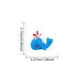thumbnail image 3 of Mini 3D Printed Animals Cute Whale Figurine 1.5 Inch Small Squeeze Toys Cute Aesthetic Room Decor for Desk Shelf and Gaming Spaces, 1 Pack, 3 of 6