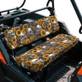 thumbnail image 2 of ZIATUBLES 2-Pack UTV Front Seat Covers with Skull Sunflower Print, Compatible with Kawasaki Mule 3000 3010, Fade Wear Resistant Washable Polyester Protective Cover for Farm Ranch Outdoor Use, 2 of 8