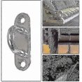 thumbnail image 4 of Heavy Duty U-Shape Metal Hooks, 6 Pack Stainless Steel Wall Brackets with 2 Holes, 40kg Capacity Screw-On Coat Hooks, 4 of 5