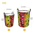 thumbnail image 5 of Easygdp Colorful Tie Dye Stained Glass 1 Large Dirty Clothes Hamper, Lightweight Storage Basket, Household Laundry Bag with Handle - Small, 5 of 8