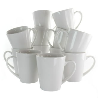 Gibson Home 15 oz. Mug Set in White, Set of 8 - Walmart.com