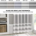 thumbnail image 3 of Spa Waffle Shower Curtain Pieced Solid Microfiber Fabric with 3M Scotchgard Water Repellent Treatment Modern Home Bathroom Decorations, 72x84, Grey, 3 of 5
