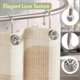thumbnail image 3 of 12 Pack Rustproof Metal Shower Curtain Hooks, Decorative Nickel Hooks for Bathroom Liners, 3 of 5