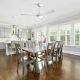 thumbnail image 2 of Sofucor 52 Inch White Ceiling Fans with Lights Remote Control, White Outdoor Ceiling Fan with Light Airflow 6000CFM 3 CCT Dimmable 3-Timer ABS 3 Blades, 2 of 11