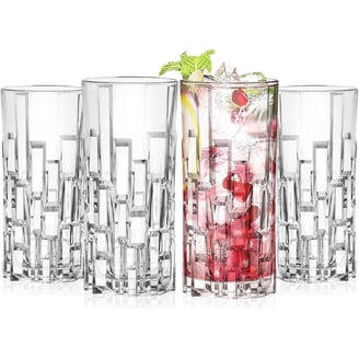 Walmart Heavy Base Drinking Glassware, 8 oz, Clear Hi-Ball Tumblers -  Walmart.com