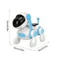 thumbnail image 4 of Begzeat Remote Control Robot Dog Toy, Programmable Interactive & Smart Dancing Robots for Kids 5 and up, RC Stunt Toy Dog with Sound LED Eyes, Electronic Pets Toys Robotic Dogs for Kids Gifts Blue, 4 of 9