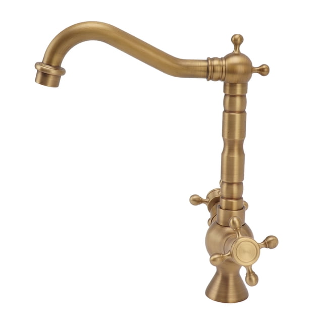 Grifo De Lavabo De , Grifo De Lavabo Retro, Válvula Fuerte De Latón Para Cocina