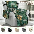 thumbnail image 4 of TSOVTHRID Skull Green Hat Shamrock Print Recliner Chair Covers Recliner Stretch Sofa Slipcover Non-Slip Sofa Cover Furniture Protector Couch Soft Reclining Cover for Home St. Patrick's Day Decor, 4 of 7