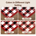 thumbnail image 7 of Design&I 5'x7' Ultra Soft Area Rug, Decorations Plaid Tartan Stripe Peppermint Border Door Gingham None Fluffy Washable Non Shedding for Bedroom Living Room Home Office, 7 of 7