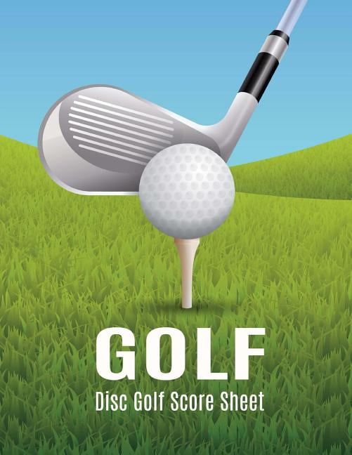 Disc Golf Score Sheet Golf Game Record Keeper Book, Golf Journaling