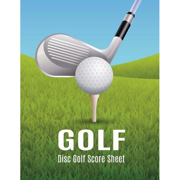 Disc Golf Score Sheet Golf Game Record Keeper Book, Golf Journaling