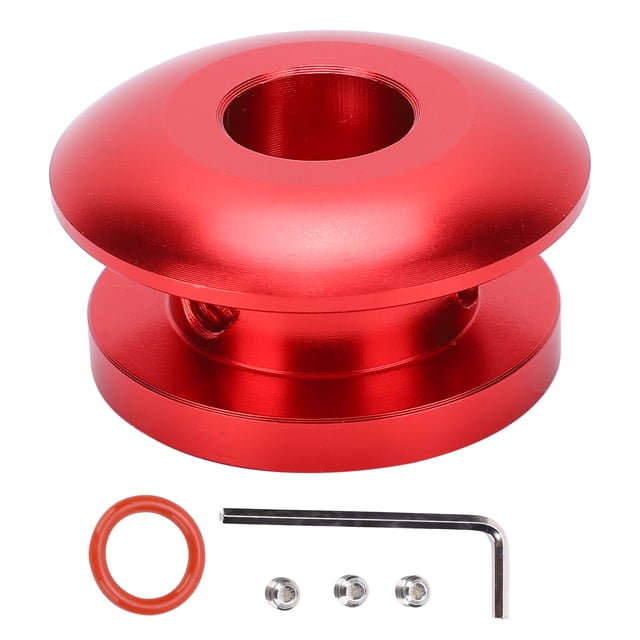 Knob Limiter, Reliable Firm Metal Practical Knob Boot Adapter For Car Red,Black,Silver