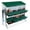 (Green with bracket legs), variant on Roll Away Chicken Nesting Box – 8 Compartments, Pull-Out Cleanable Roosting Trays, Wall Mount Design for Easy Egg Collection – Green Without Bracket Legs, 8 Compartment Egg Laying Box