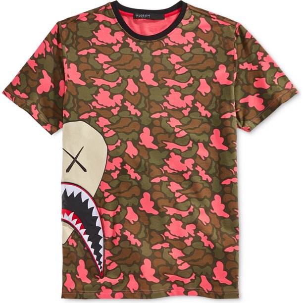 Camiseta gráfica Hudson Monster Heart para hombre multicolor grande