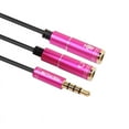 thumbnail image 2 of Ochine Headset Adapter Y Splitter 3.5mm Jack Cable with Separate Mic and Audio Headphone Connector Mutual Convertors, 2 of 2