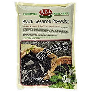 NineChef Bundle - Greenmax Black Sesame Powder 10.6oz (12 Bag) + 1 NineChef ChopStick