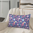 thumbnail image 5 of Pofeuu mushroom Skull rainbow color Print Polyester Microfiber Plush Pillowcases, Super Soft and Cozy Pillow Case Covers with Envelop Closure（Pillow core not included）-14"x20", 5 of 6