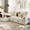 Cream-colored, variant on Modular L-Shaped Chenille Sectional Sleeper Sofa Bed – Pull Out, Reversible Storage Chaise, LED Lights, USB/Type-C Charging Station, Convertible Couch for Living Room or Apartment, Cream-Colored