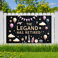 thumbnail image 3 of Decorative Design Retirement Party Banner Starry Theme Retirement Celebration Balloon Champagne Backdrop for Retirement Party Indoor Decoration Photo Opportunity, 3 of 7