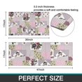 thumbnail image 7 of Pioneer Flower Floral Print Pattern Kitchen Rugs Sets Of 2,Anti Fatigue Kitchen Mat Rugs Non Slip Washable,Decorative Kitchen Floor Mats for Kitchen,Sink,Laundry,17"x30"+17"x47", 7 of 7