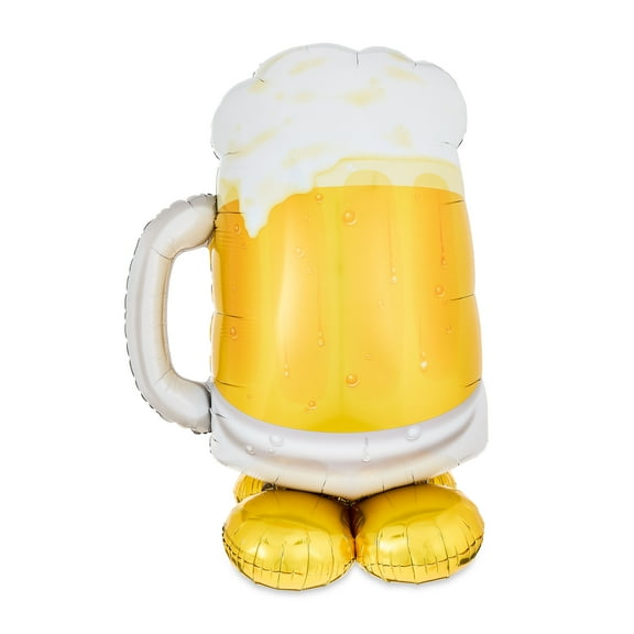 49" Multicolor Air-Filled Beer Mug Balloon, by Way To Celebrate