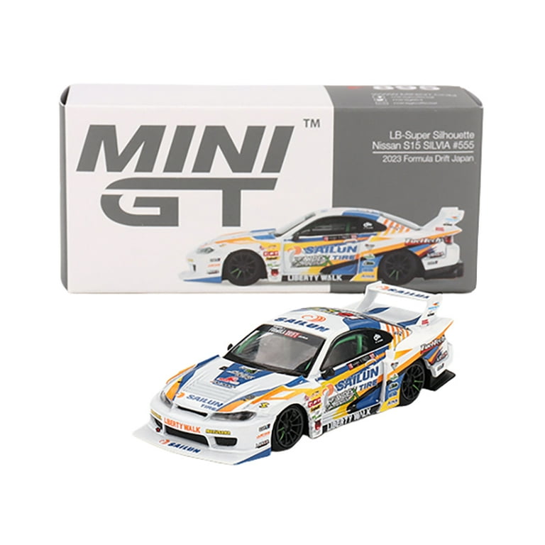 新品TOP SPEED S15 LB-Super Silhouette #555 1/18 Top Speed Nissan LB-Super Silhouette S15 Silvia #555