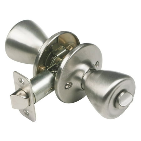 Design House Tulip - Design House 784801 Pro Tulip Bed and Bath Door Knob, Satin Nickel