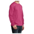 thumbnail image 4 of Yellow Rooster Men's Long Sleeve Core Cotton Tee Sangria M, 4 of 6
