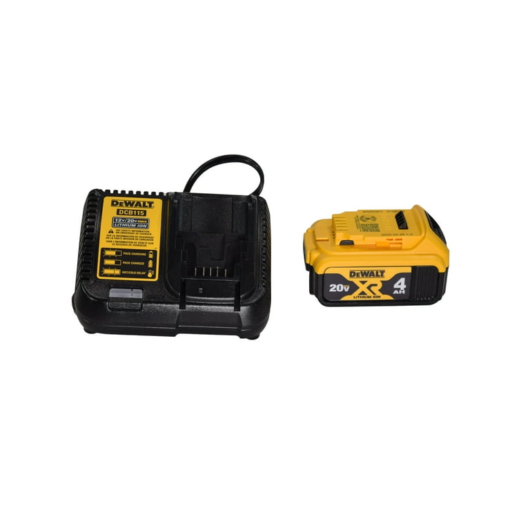DeWalt DCKO222M1 20V XR Max Cordless 14 String Trimmer Hand Held Blower Combo Kit with 4.0 Ah Battery Charger