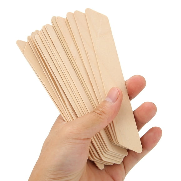 20 Varillas de Cera para Cejas, Espátulas de Cera para Tatuajes, Espátulas de Cera de Madera para Palitos de Depilación Facial Y Peque?os EOTVIA NO