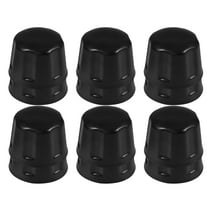 DECOMELODY 12Pcs Black Rubber Wheel Hub Caps Protection for ATV Rims Off-road Use