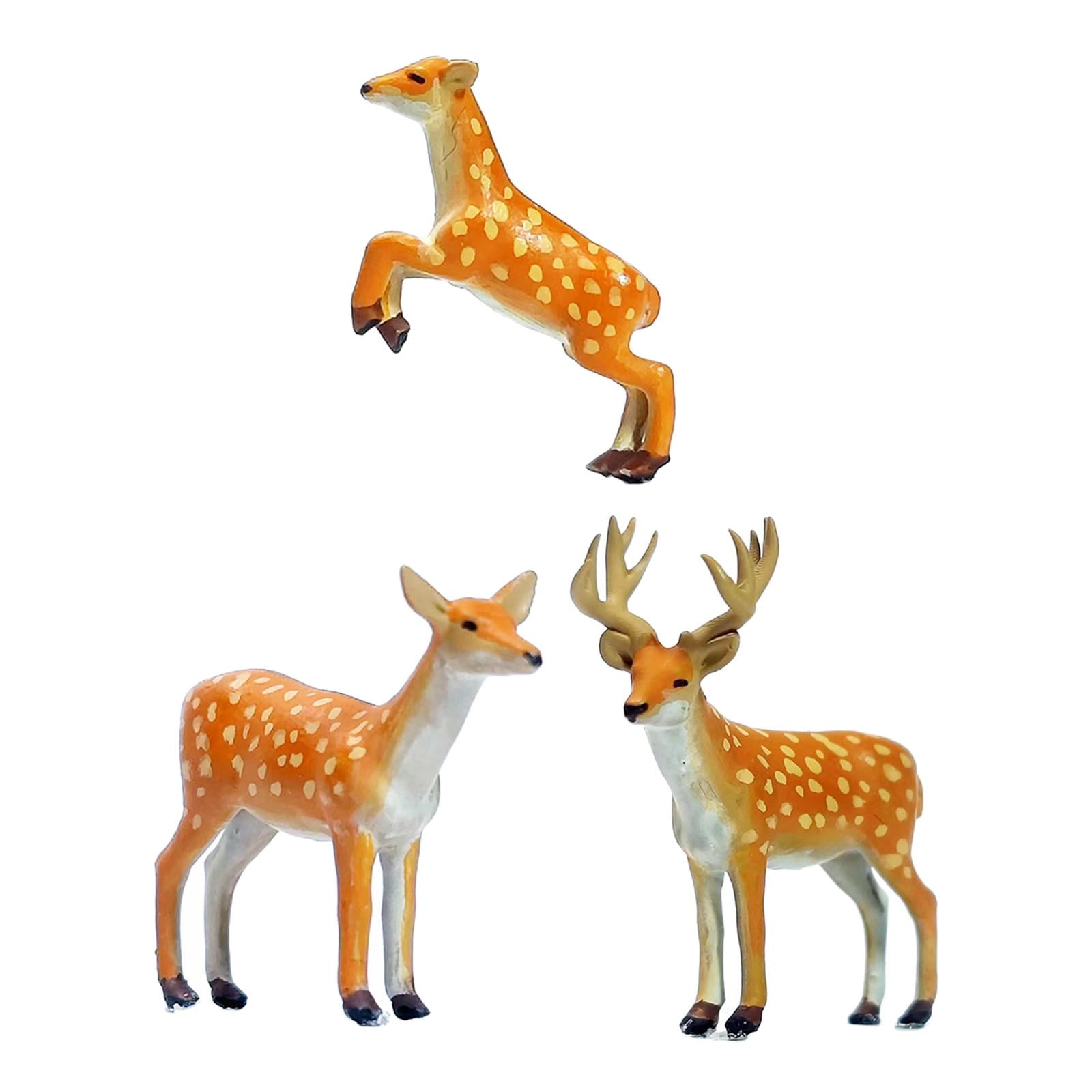 miniature deer statue,164 miniature statue forest animal deer figures