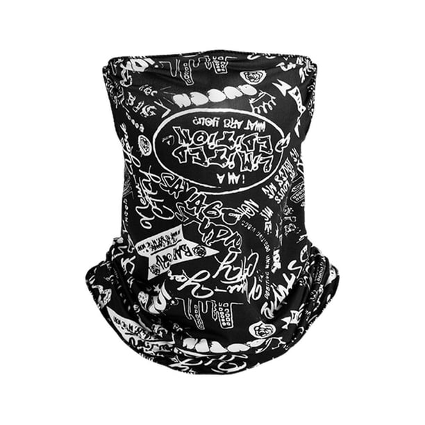 Ruifaya Máscara de protección solar, velo de seda helada, resistente a los rayos UV, protección para las orejas, bufandas para el cuello al aire libre J2