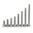 thumbnail image 3 of LHCER Repair Tool Accessory,160pcs M3 SS304 Stainless Steel Metric Thread Hex Socket Cap Head Screws Bolts,Hex Socket Screws, 3 of 8
