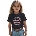 thumbnail image 5 of oqasdz Kids Boys 250th Anniversary USA Shirt Short Sleeve T Shirts Round Neck Tee for Children Daily Wear Fashion Casual Summer Outfits, 5 of 6