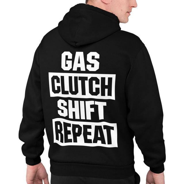 STYLN Sweat à Capuche Répétitif avec Embrayage à Gaz (Moyen) Noir