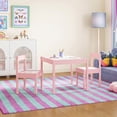 thumbnail image 3 of Mainstays Kids 3-Piece Dry Erase Activity Table and Chair Set for Learning, Drawing & Creative Play, Pink, 3 of 8