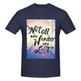thumbnail image 4 of Bingfone Not All Those Who Wander Are Lost Men'S Loose Fit Short-Sleeve Pocket T-Shirt, 4 of 7