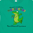 thumbnail image 4 of Inktastic There's No Party Like Mardi Gras-alligator Boys or Girls Toddler T-Shirt, 4 of 5