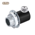 thumbnail image 3 of Uxcell Metal Cable Glands Cord Grips Screw Lock for Wiring Ceiling Lamp Black 6 Pack, 3 of 5