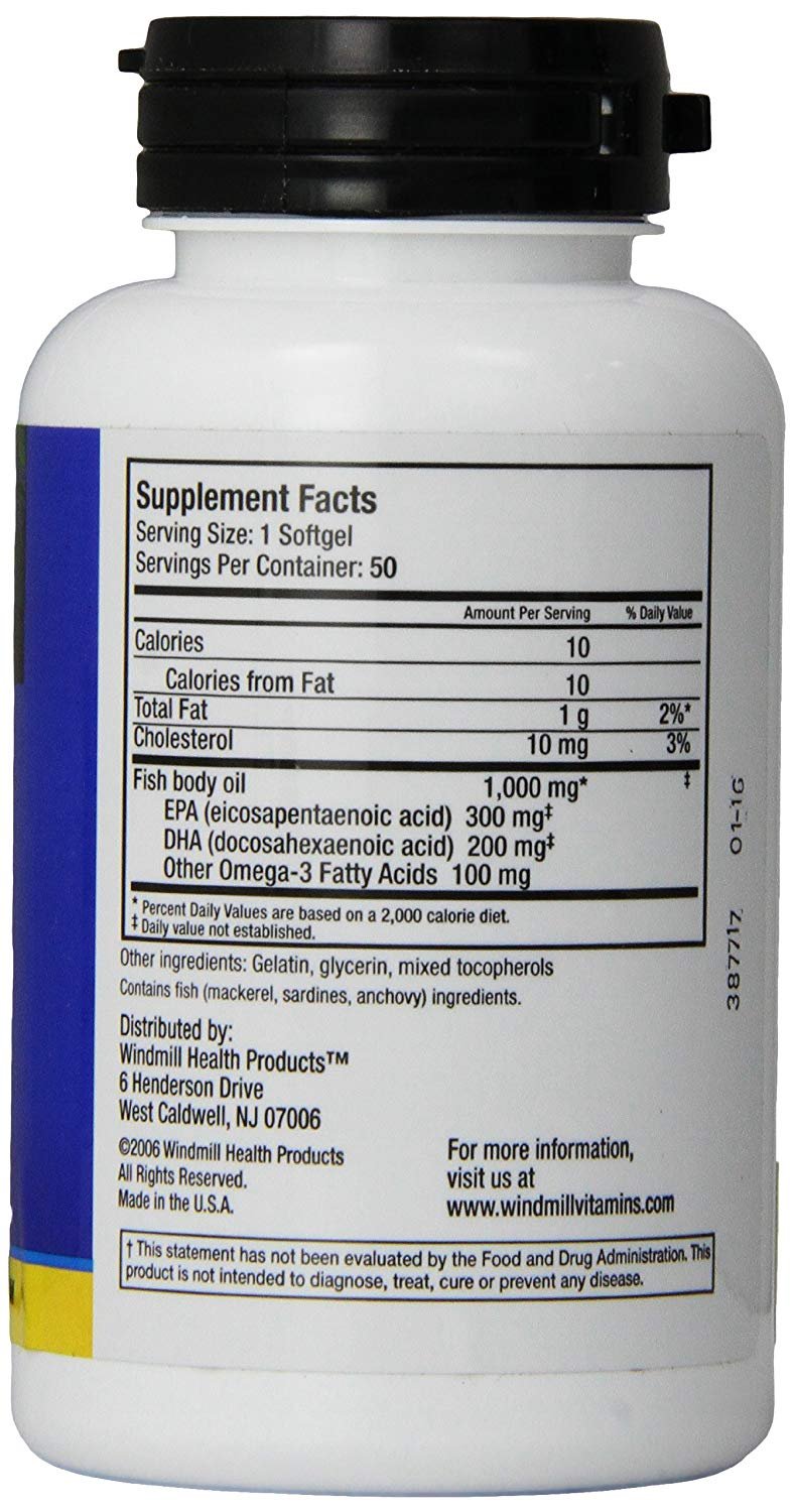 Omegaworks Super Omega 3 Softgels, 50-Count Bottles (Pack of 2)