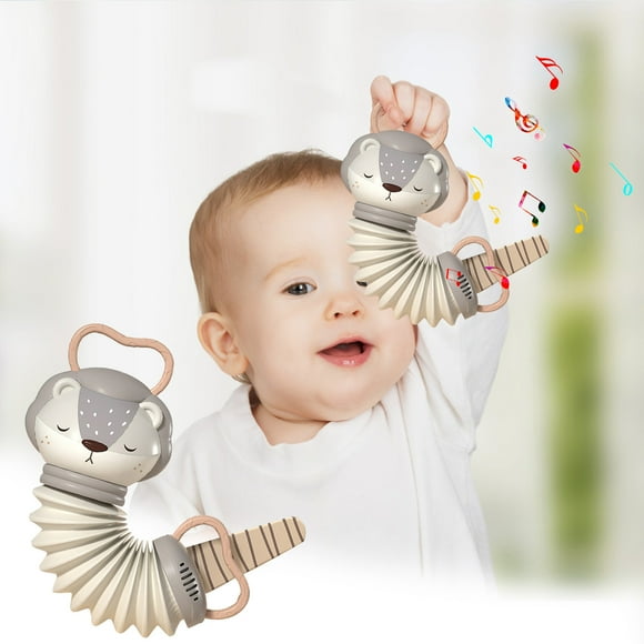 LSLJS Animaux, Accordéon, Instruments de Musique, Bébés, Jouets Réconfortants pour Dormir, Jouets Éducatifs, Exercices Musicaux, Coordination, Jouets Anti-Stress, Sommeil Silencieux aux Jouets
