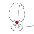 thumbnail image 3 of LOE The Rose Vibromasseur à Succion, Jaune, 3 of 3