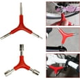 thumbnail image 5 of ABCISI 4Pcs Y-Shaped 3 Way Socket Wrench, Bike Repair Tools Triangle Allen Wrench Outer Spanners 4/5/6mm Bike Bicycle Cycling Wrenches Y-Type 8/9/10mm, 5 of 9
