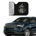 thumbnail image 4 of KAKALAD Seaweed Starfish Anchor 04 Folding Aluminum Windshield Car Sun Shades 51"x 27.5", 4 of 9