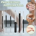 thumbnail image 5 of Ingrown Toenail Kit-Pedicure Tools, 6 Pcs Ingrown Toenail Lifter and File Doble Side, Stainless Steel Ingrown Toenail Removal Kit with Storage Case, 5 of 7