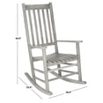 thumbnail image 5 of SAFAVIEH Outdoor Collection Shasta Rocking Chair Grey Wash, 5 of 6