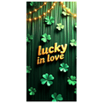 thumbnail image 2 of St Patrick's Day Celebration Lucky Love Four Leaf Clover Backdrop Banner Party Supplies Photography Props Decorations Wedding, 2 of 8